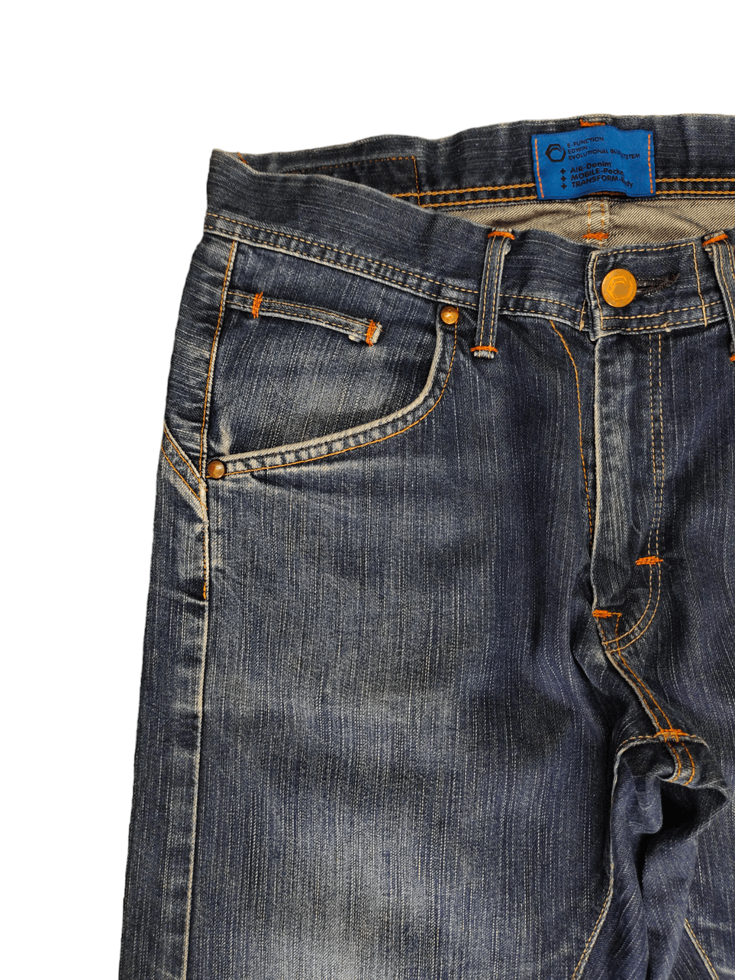 Kapital Vintage Y2k Edwin E-Function Loose Denim Jeans Wide Leg Jnco Size US 32 / EU 48 - 4 Thumbnail