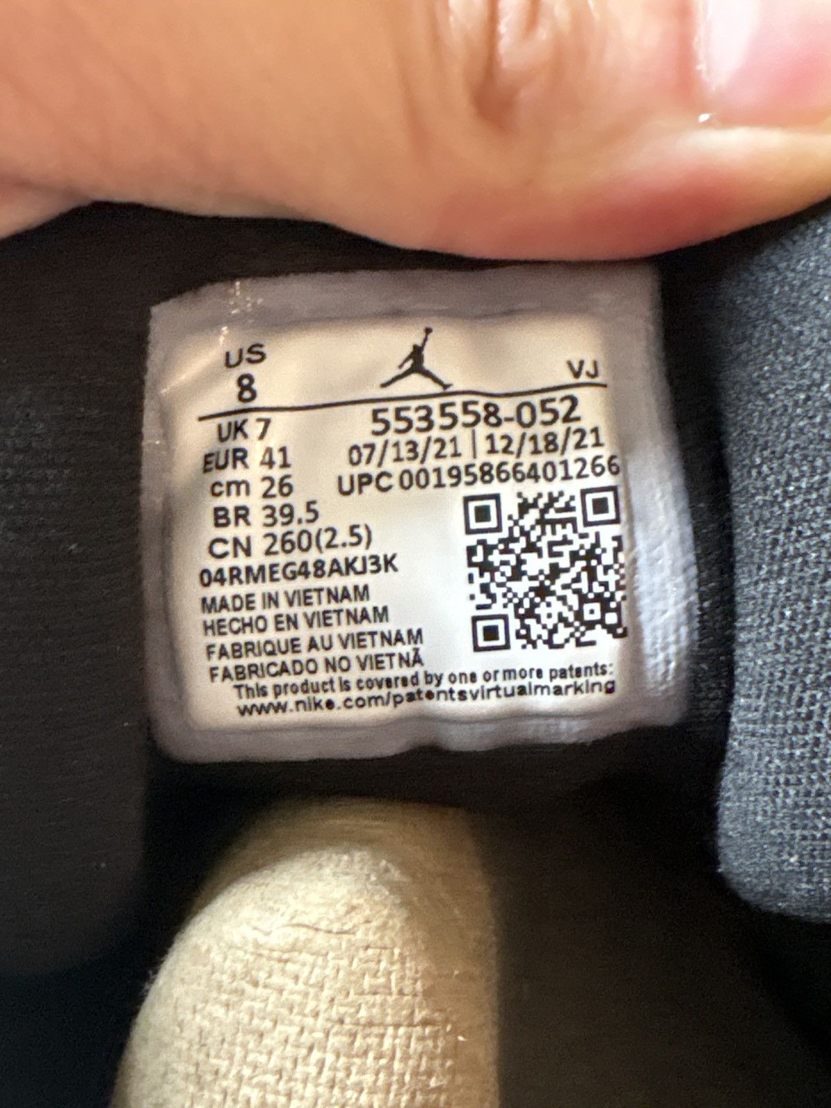 Jordan Brand Jordan 1 low Shadow Toe Size US 8 / EU 41 - 7 Thumbnail