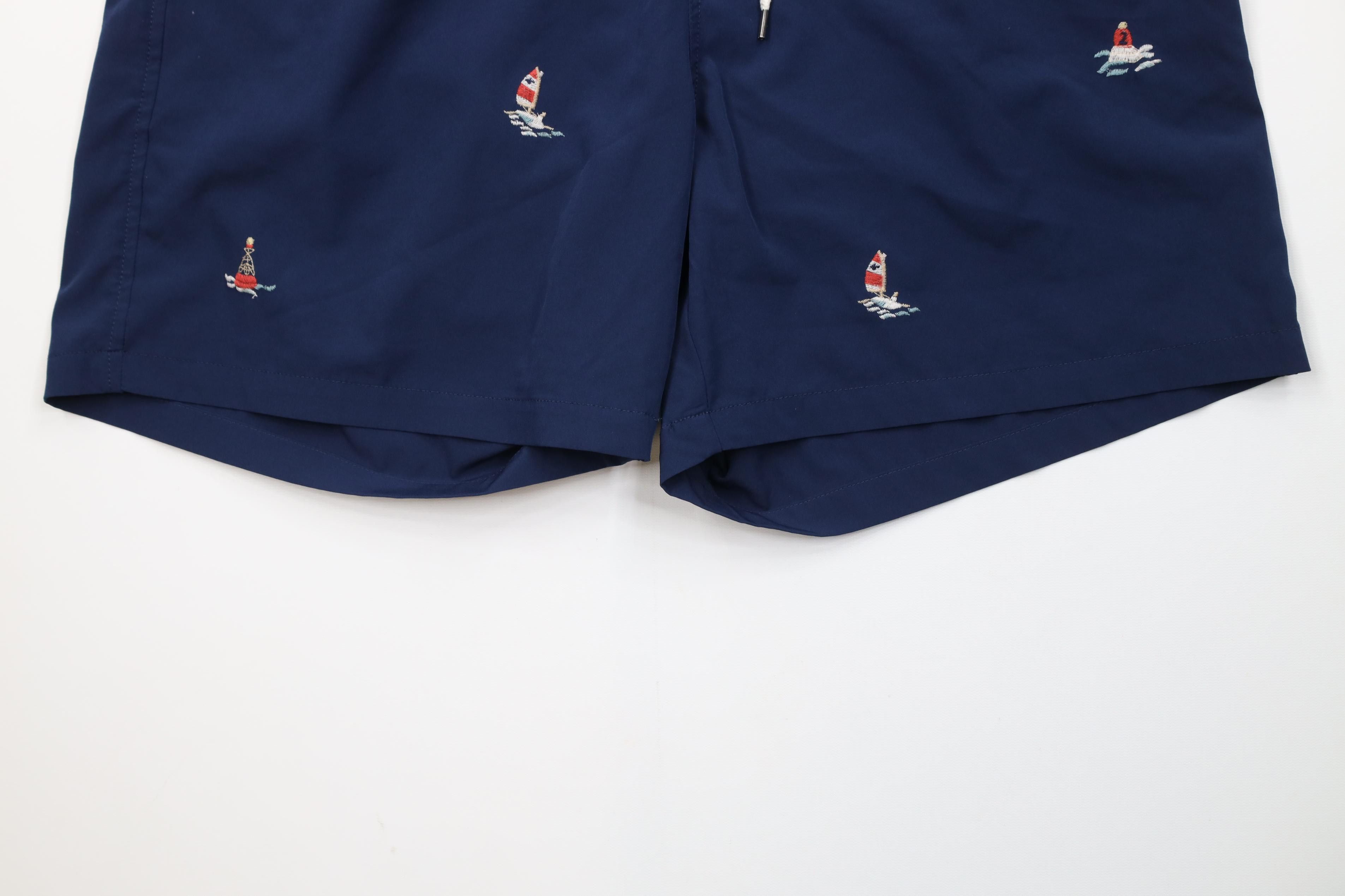 Polo Ralph Lauren Vintage Y2K Ralph Lauren Buoy All Over Print Lined Shorts Size US 34 / EU 50 - 4 Thumbnail