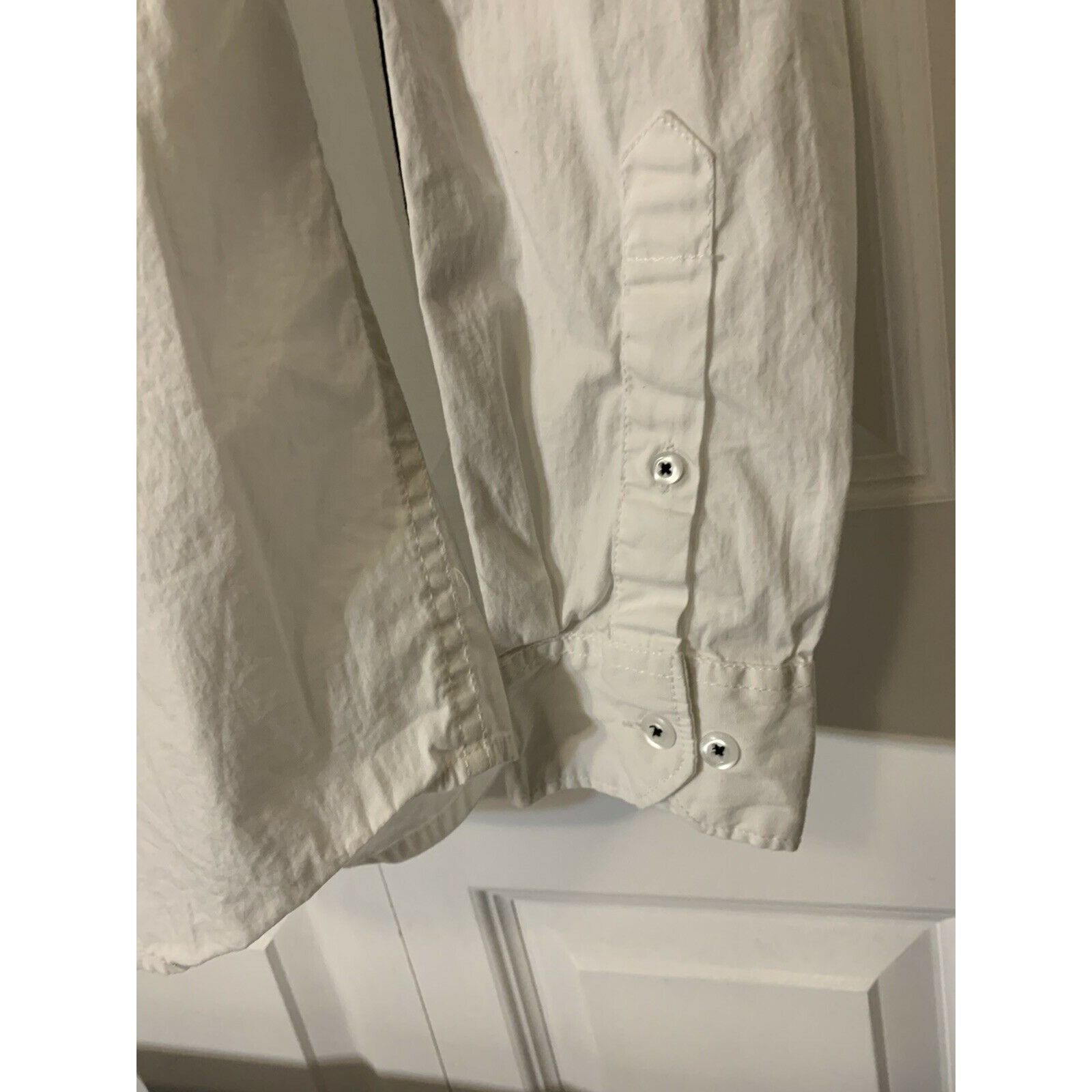 Other Michael Brandon Button Up Shirt Men Sz S White Black Long Sl Size US S / EU 44-46 / 1 - 6 Thumbnail