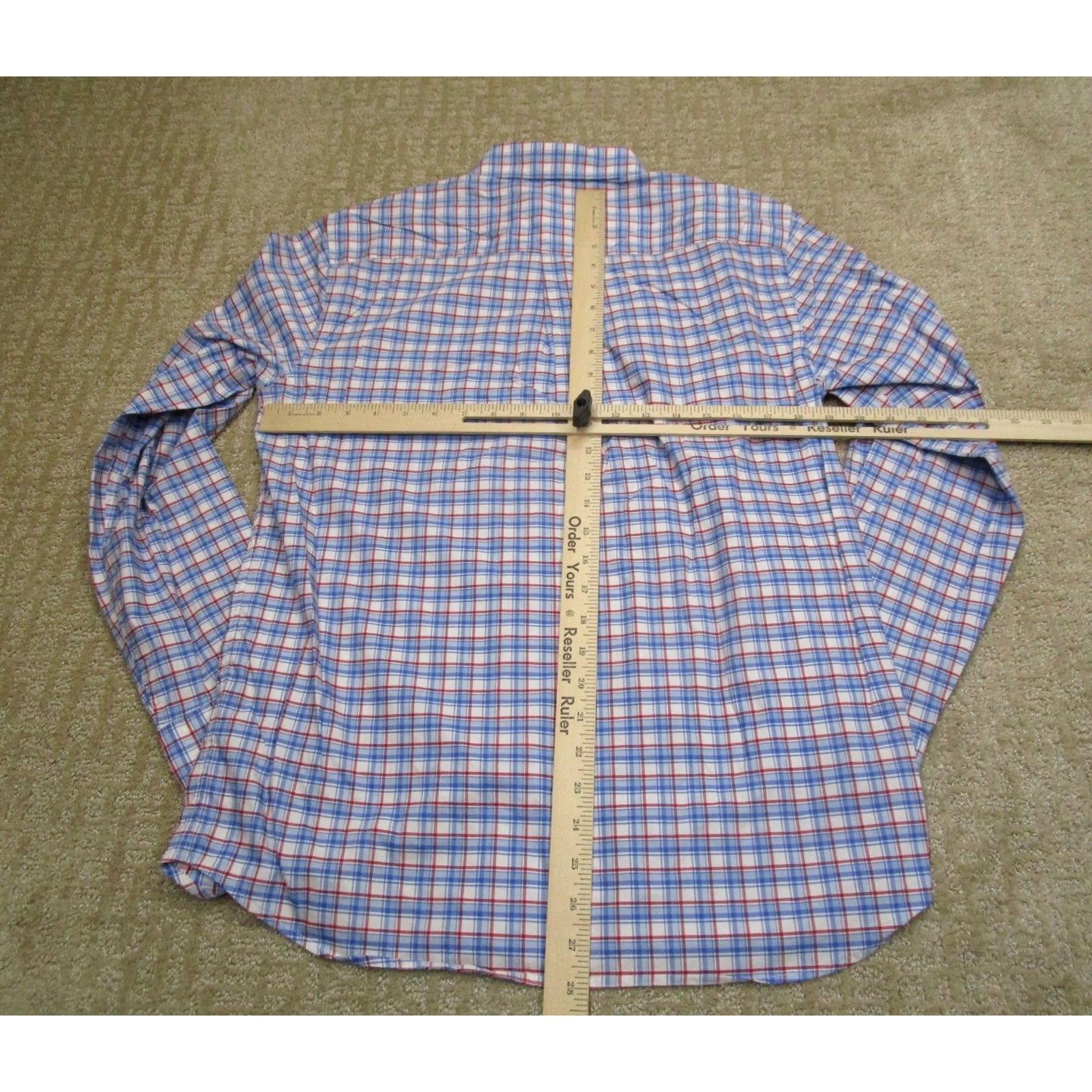 Vineyard Vines Vineyard Vines Shirt Men Small Blue Plaid OTG Long Sleeve Size US S / EU 44-46 / 1 - 4 Thumbnail