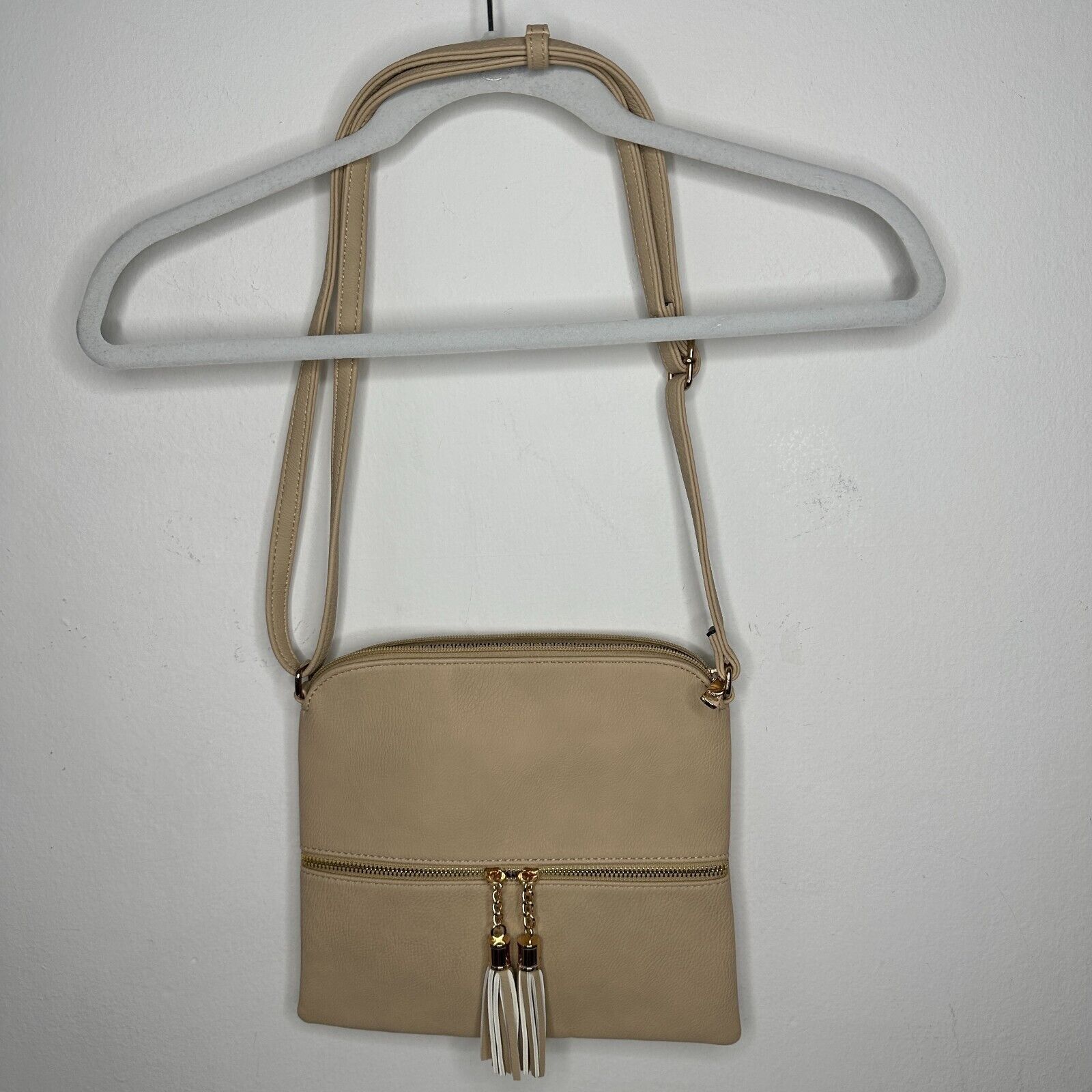 Other Desert Sand Crossbody Bag Tassel Striped Interior Strap Size ONE SIZE - 3 Thumbnail