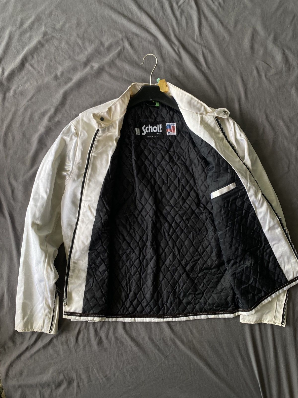 Schott Vintage 90s Schott Raider Nylon Jacket Size US M / EU 48-50 / 2 - 3 Thumbnail