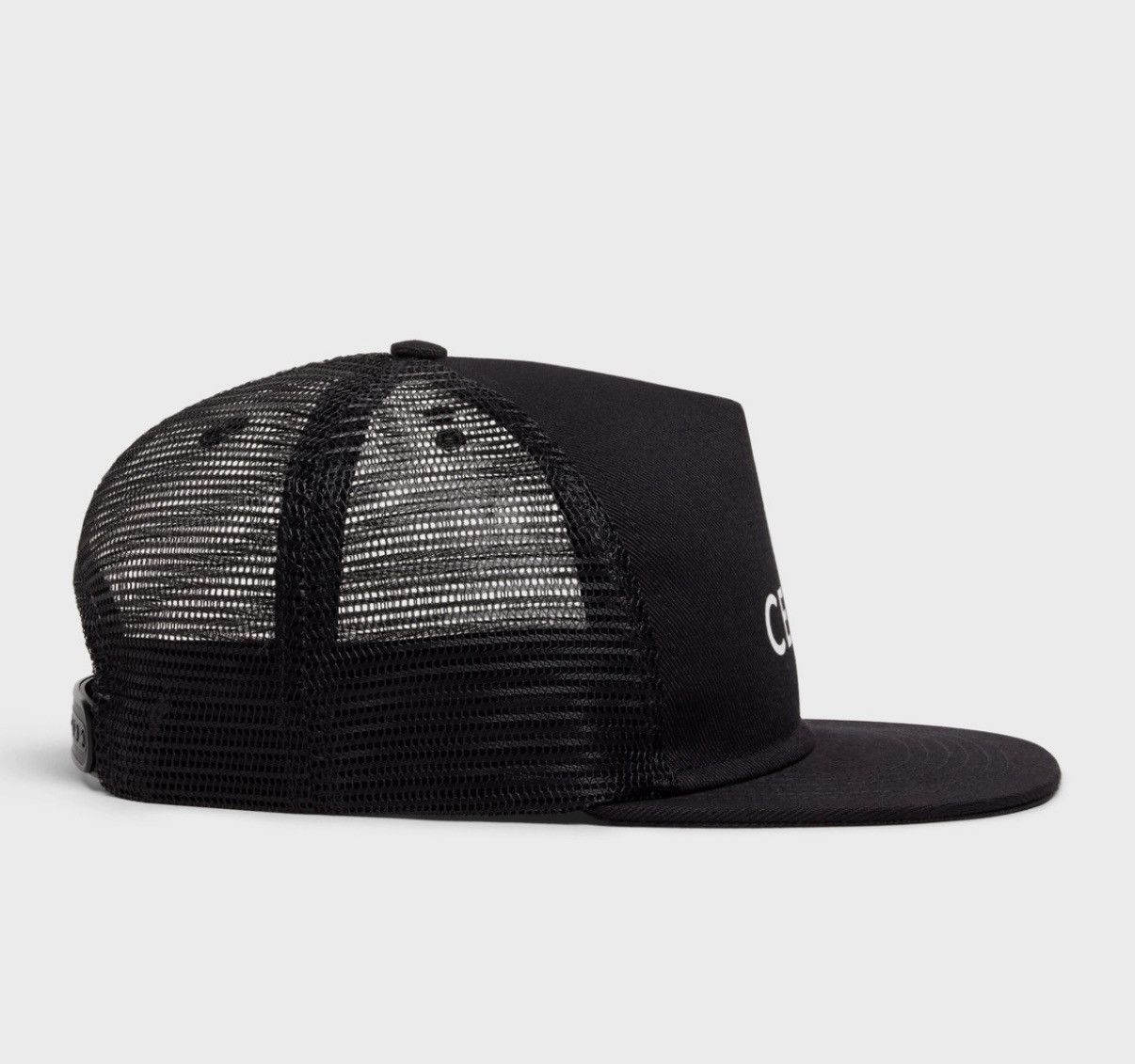 Celine SS21 Celine snapback trucker logo black cap hat Hedi Slimane Size ONE SIZE - 4 Thumbnail