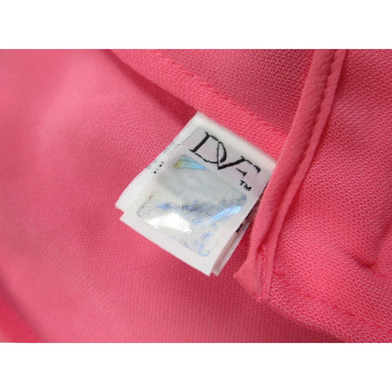 Diane von Furstenberg Diane von Furstenberg Blazer Womens 14 Pink Single Breasted Career Jacket DVF Size XL / US 12-14 / IT 48-50 - 6 Thumbnail
