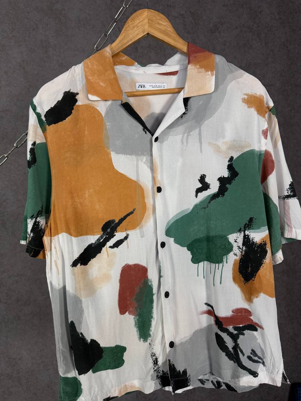 Zara Zara Man art crazy hawaiian shirt Size US M / EU 48-50 / 2 - 3 Thumbnail