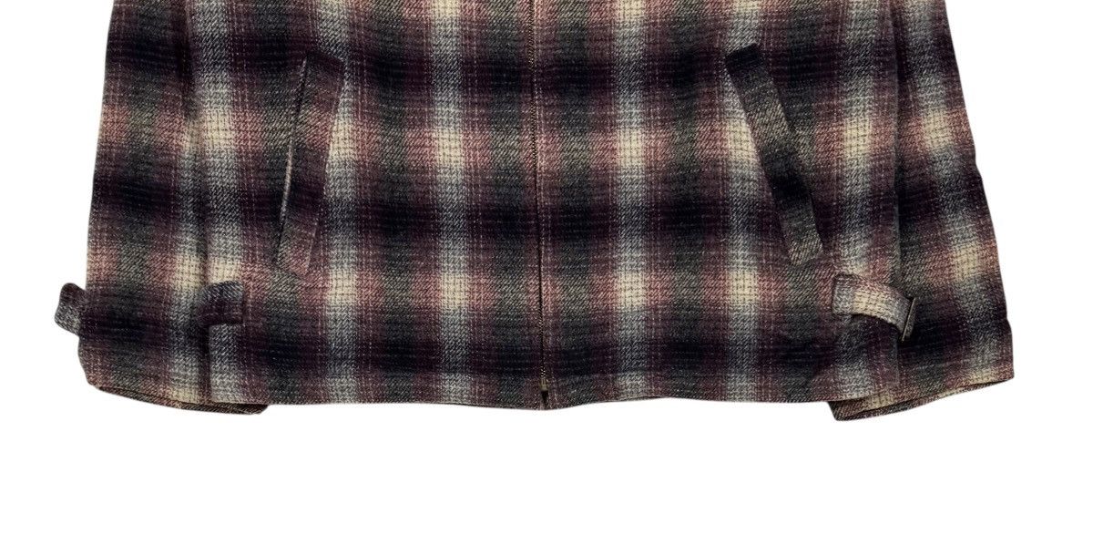 If Six Was Nine Vtg🔥80’s Bobson Workwear Shadow Plaid Wool Jacket Size US M / EU 48-50 / 2 - 5 Thumbnail