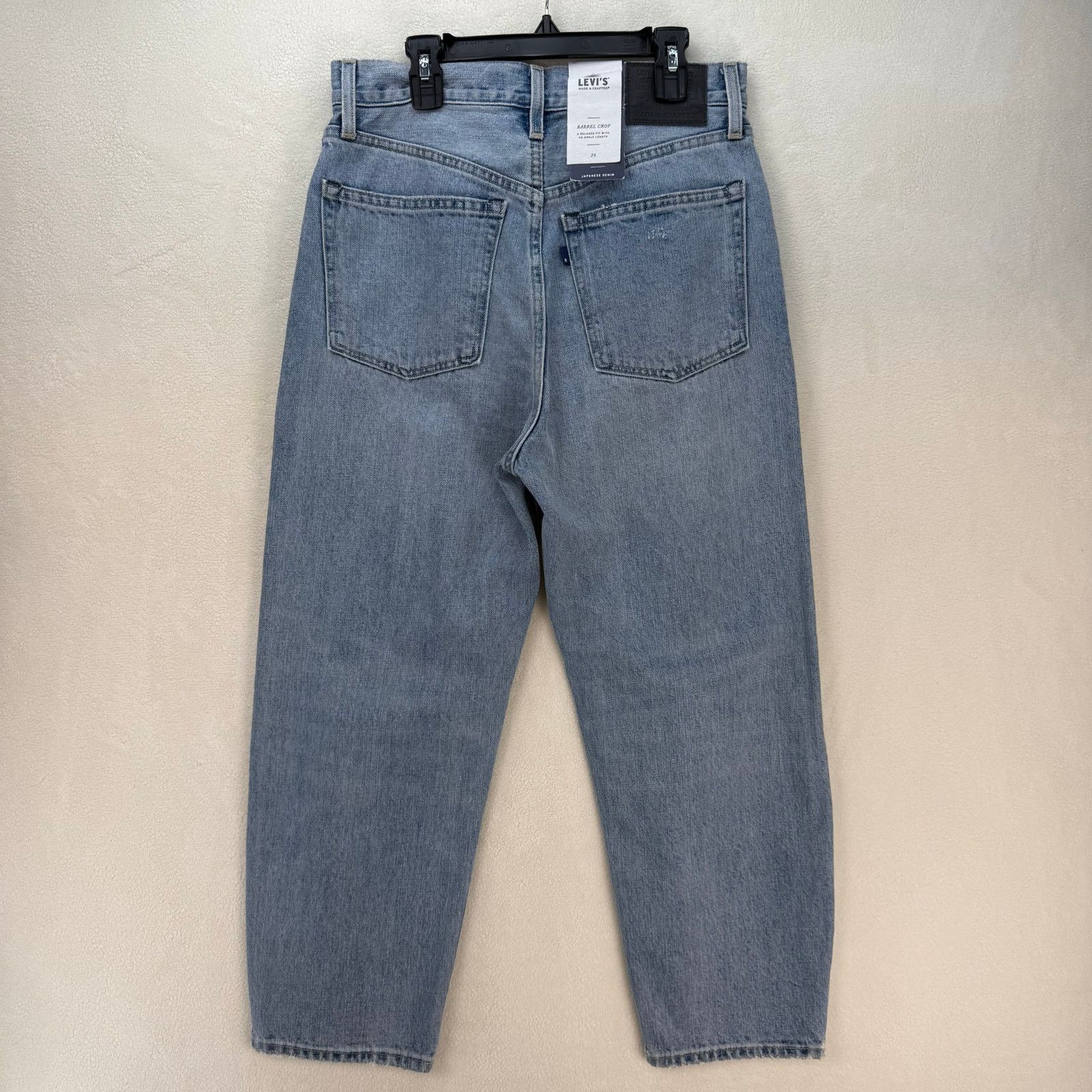 Levi's LEVI'S "MADE & CRAFTED" JAPANESE FABRIC WOMEN'S 26 LIGHT Size 26" / US 2 / IT 38 - 6 Thumbnail