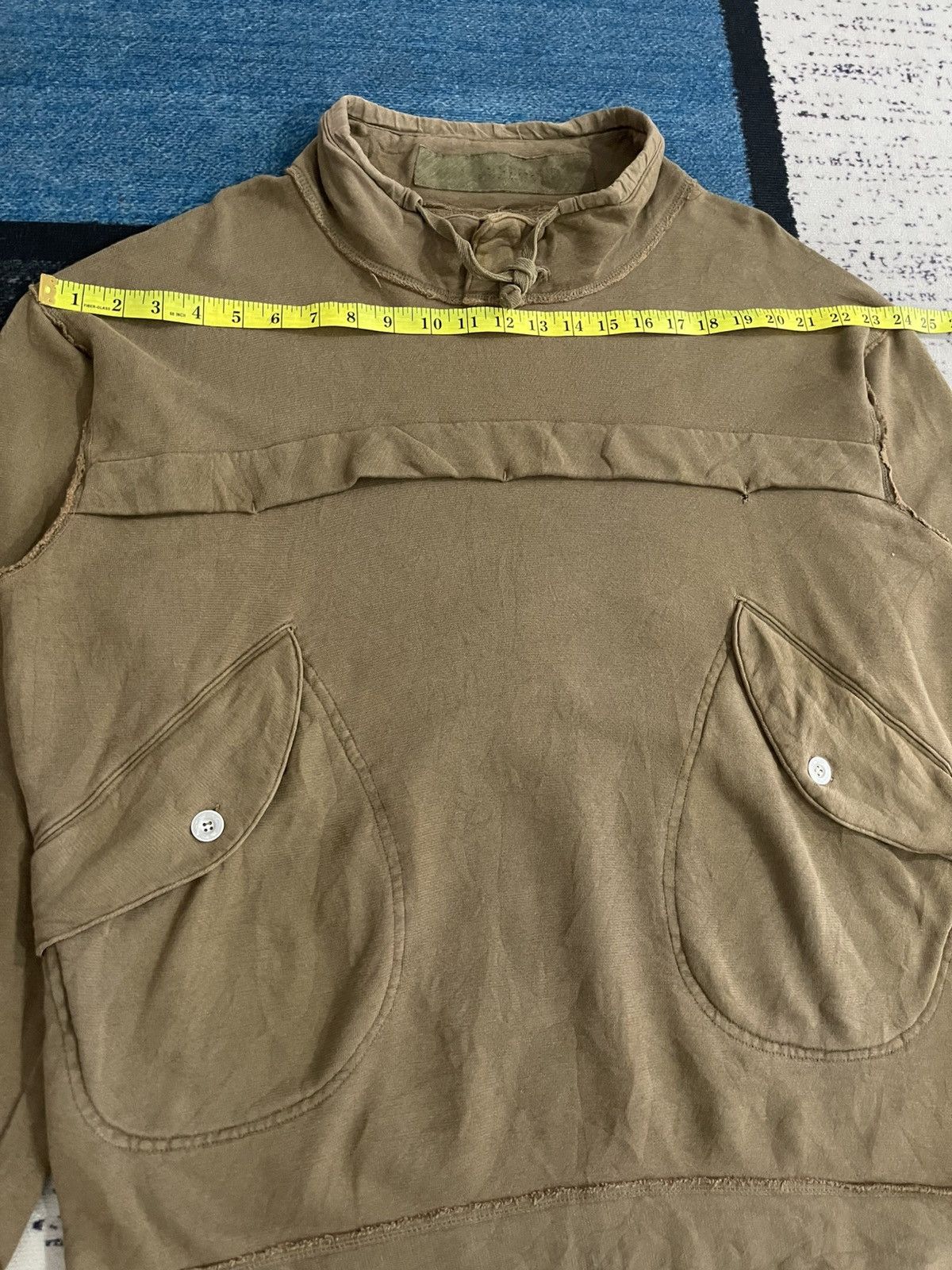 Vintage Vintage RNA Inc Military Style Drawstring Jumper Sweatshirt Size US XL / EU 56 / 4 - 19 Thumbnail