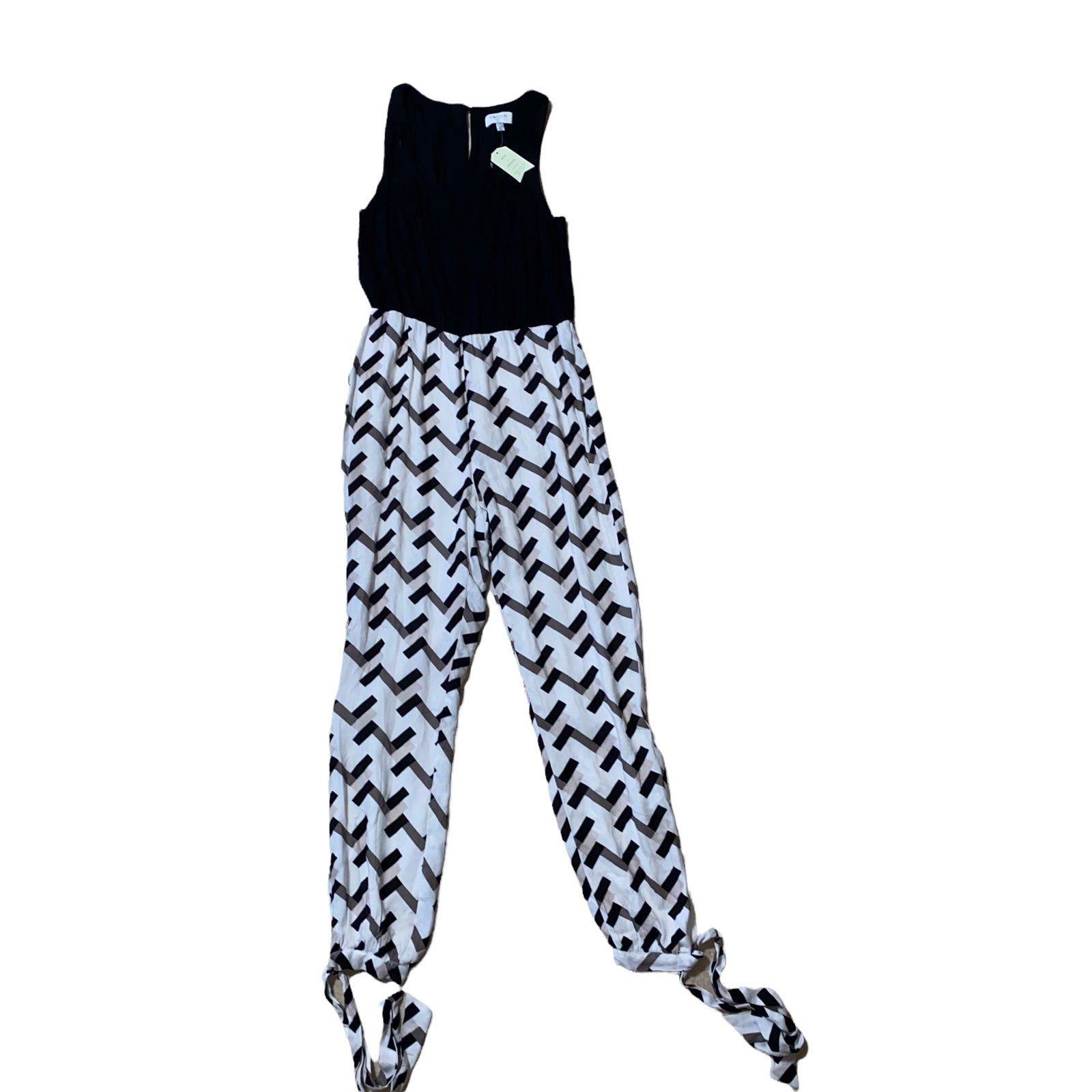 Anthropologie Anthropologie Harlun Anacapa Geometric Jumpsuit Romper S NWT Size 28" / US 6 / IT 42 - 5 Thumbnail