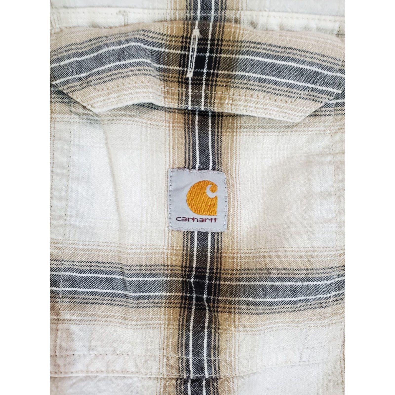 Carhartt Carhartt Shirt Plaid Button-Up Short Sleeve XL Mens Loose Fit Multicolor Casual Workwear Breathable Pockets Size US XL / EU 56 / 4 - 5 Thumbnail