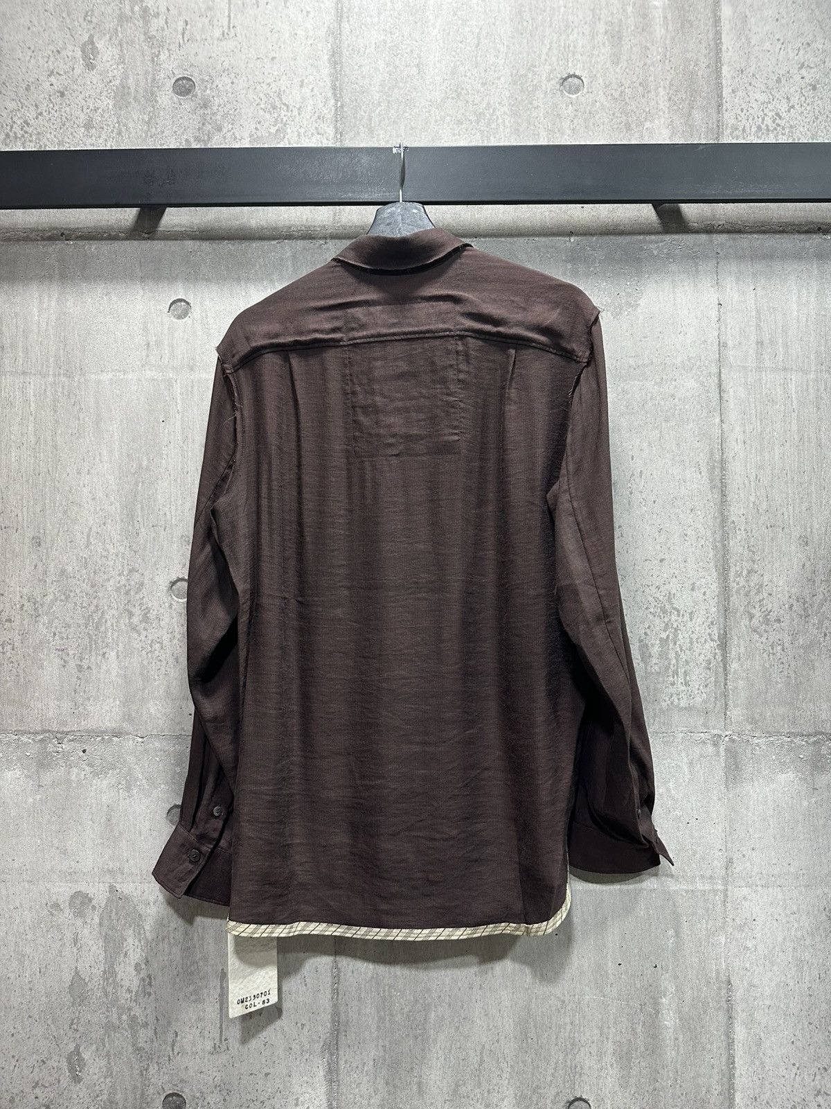 Ziggy Chen FW23 Burgundy Pocket Shirt Size US S / EU 44-46 / 1 - 2 Thumbnail