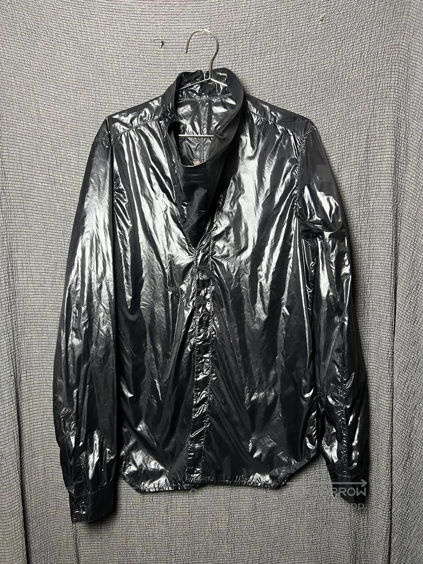 Rick Owens Rick Owens 13ss Nylon Long Sleeve Shirt. Size US M / EU 48-50 / 2 - 1 Thumbnail