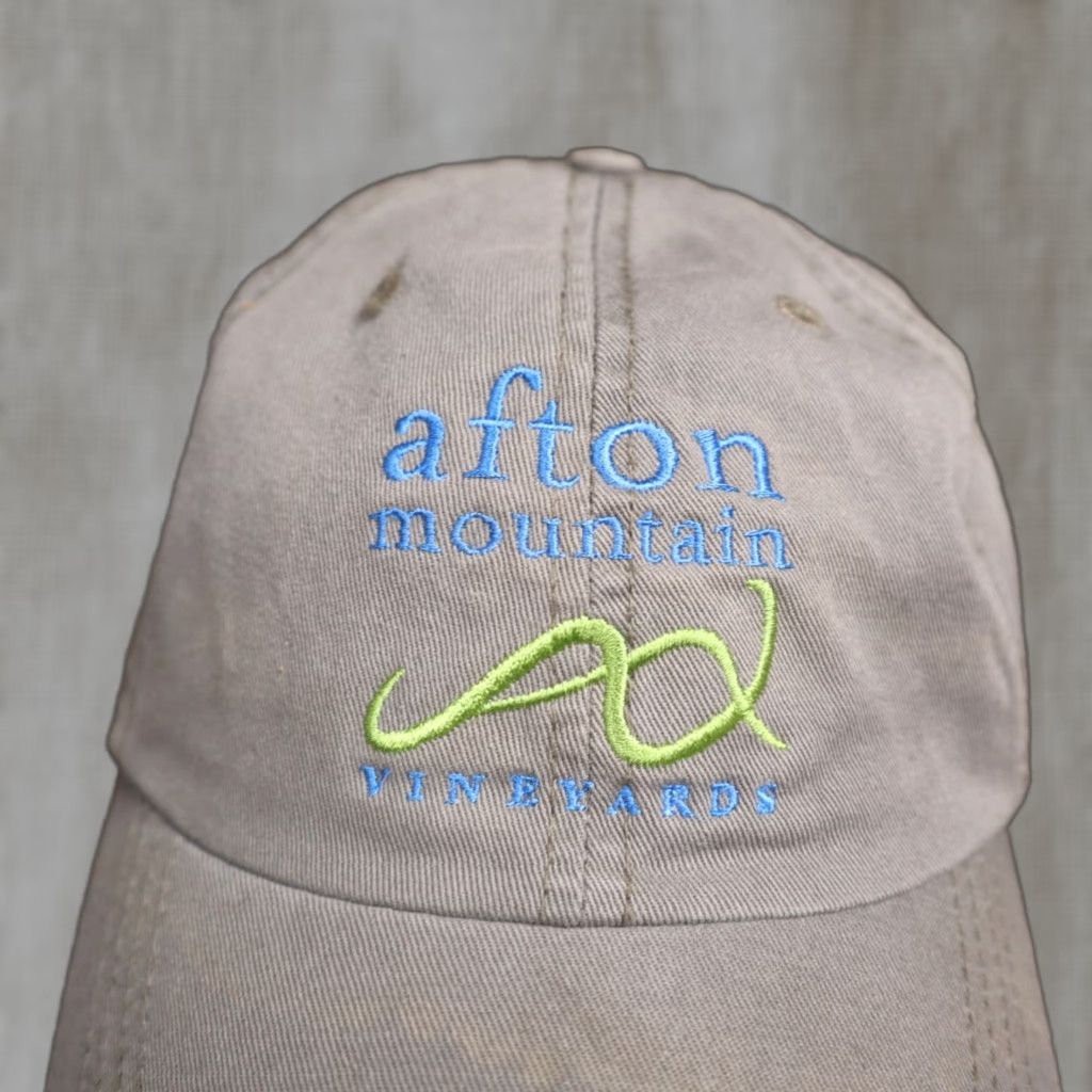 Vintage VINTAGE Afton Mountain Vineyards Gray Cotton Baseball Cap Adjustable Men Size ONE SIZE - 1 Thumbnail