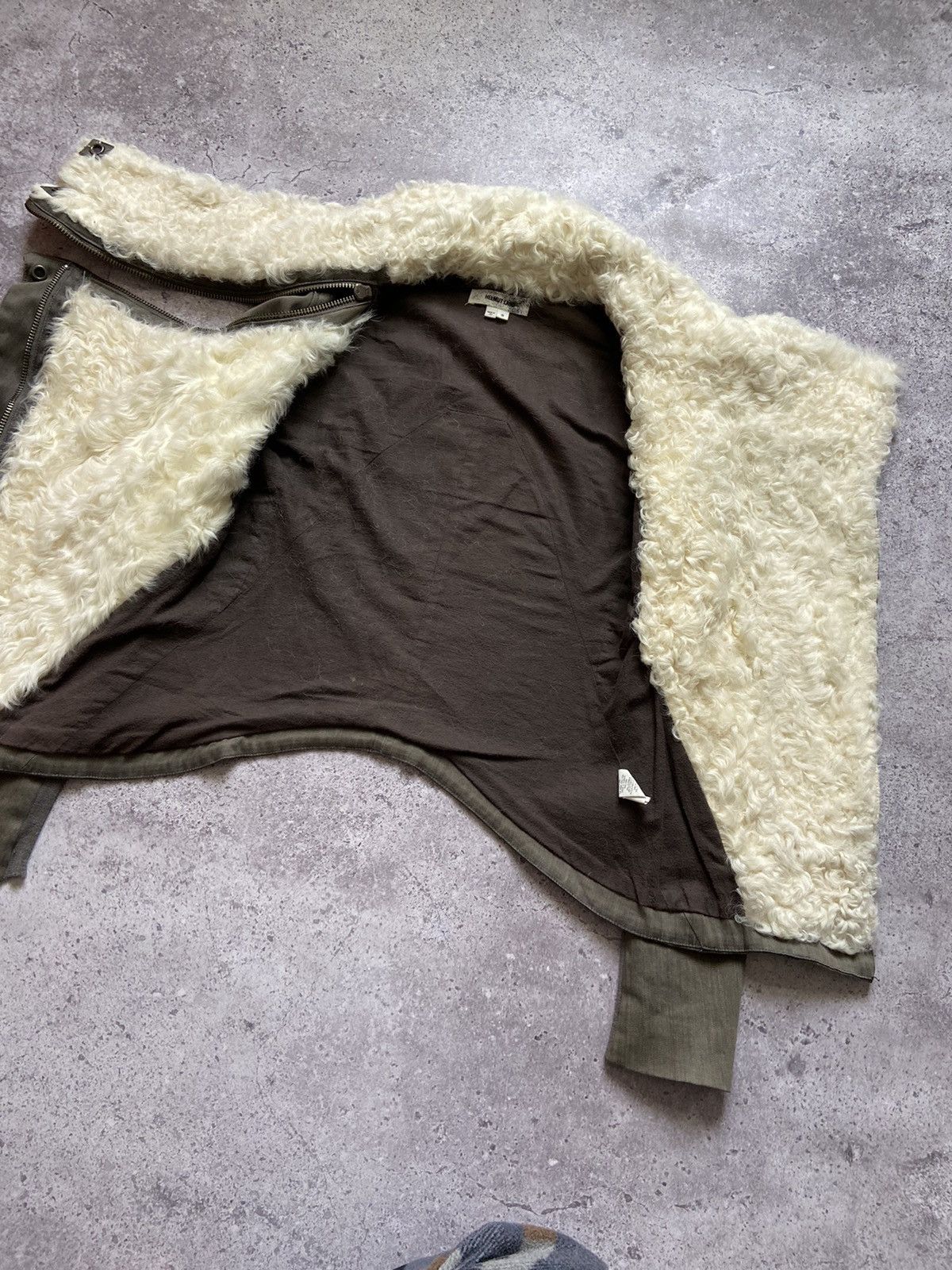 Helmut Lang Helmut Lang earth washed Fur high neck jacket Size S / US 4 / IT 40 - 5 Thumbnail