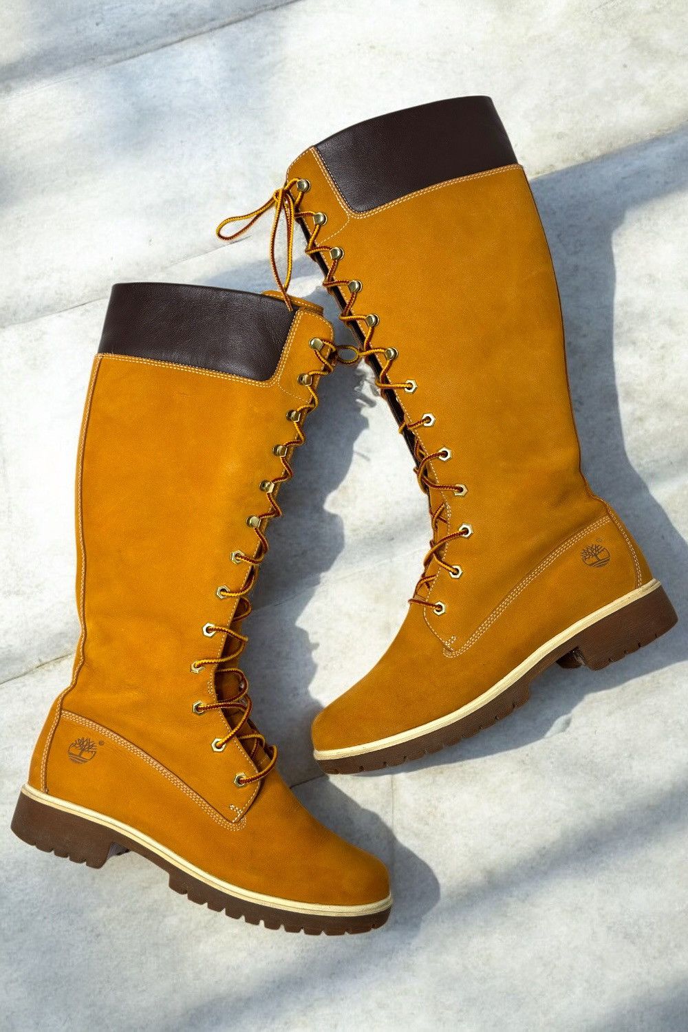 Timberland High boots 6 inch honey 00s 90s retro swag trend