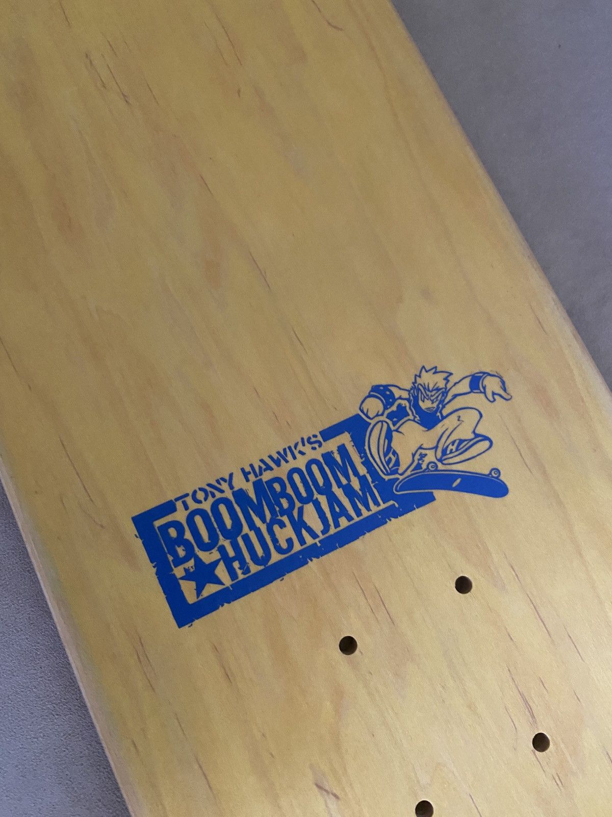 Tony Hawk Autographed 2000’s Tony Hawk Boom Boom HuckJam Skate Deck Size ONE SIZE - 7 Thumbnail