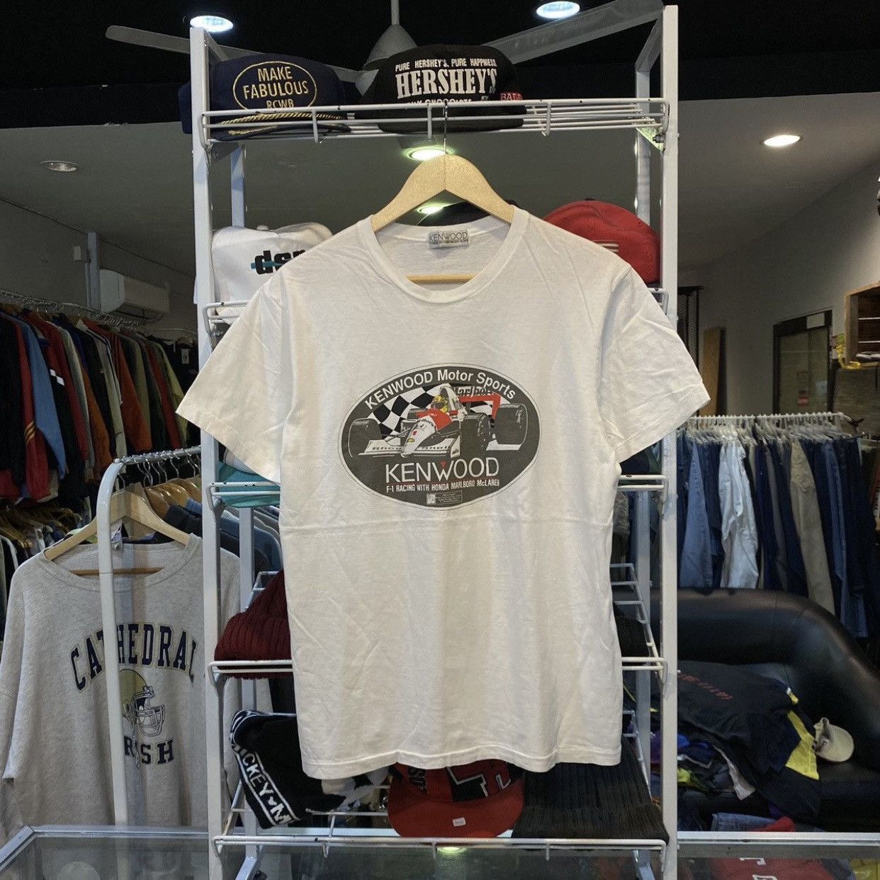 Vintage Vintage Formula 1 Kenwood Honda Marlboro Mclaren shirt 90s Size US L / EU 52-54 / 3 - 1 Thumbnail