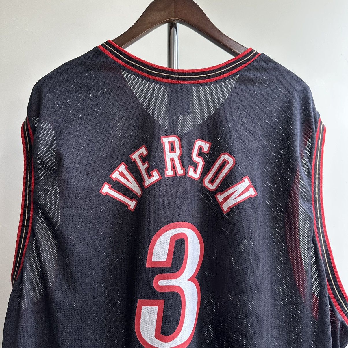Champion × NBA × Vintage Vintage Champion Philadelphia Sixers Allen Iverson Jersey Size US XXL / EU 58 / 5 - 7 Thumbnail