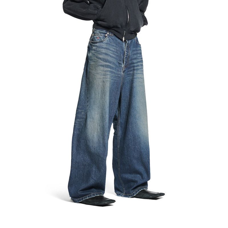 Balenciaga o1tr1nto0526 Baggy Pants in Deep Blue Size US 32 / EU 48 - 5 Thumbnail