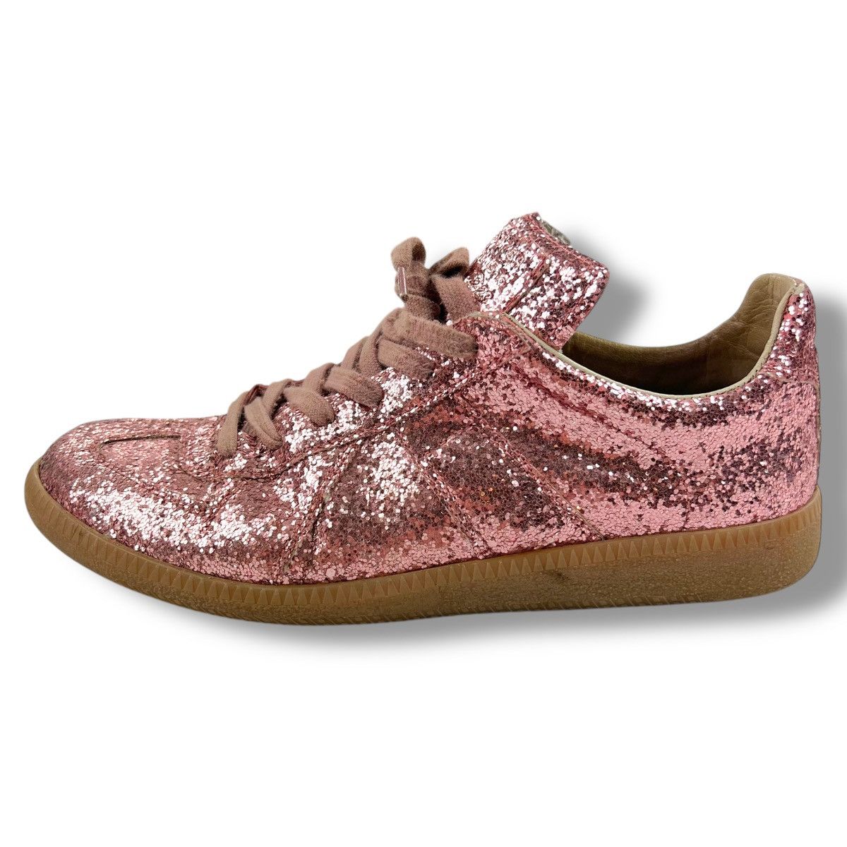 Maison Margiela Maison Margiela Pink Sequin Replica Trainers Size US 6.5 / IT 36.5 - 2 Thumbnail