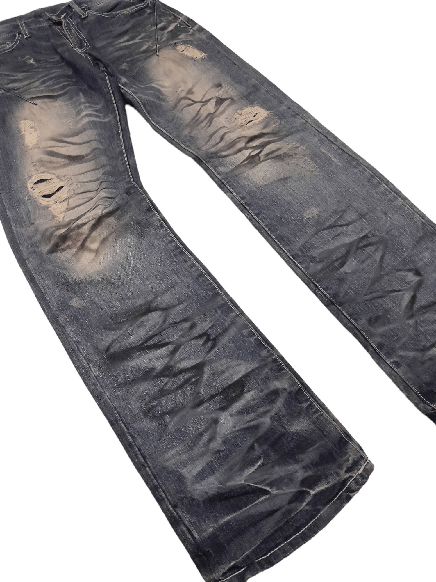 semanticdesign Semantic Design Special Ed. Distressed Japan (F274) W33 Size US 33 - 4 Thumbnail