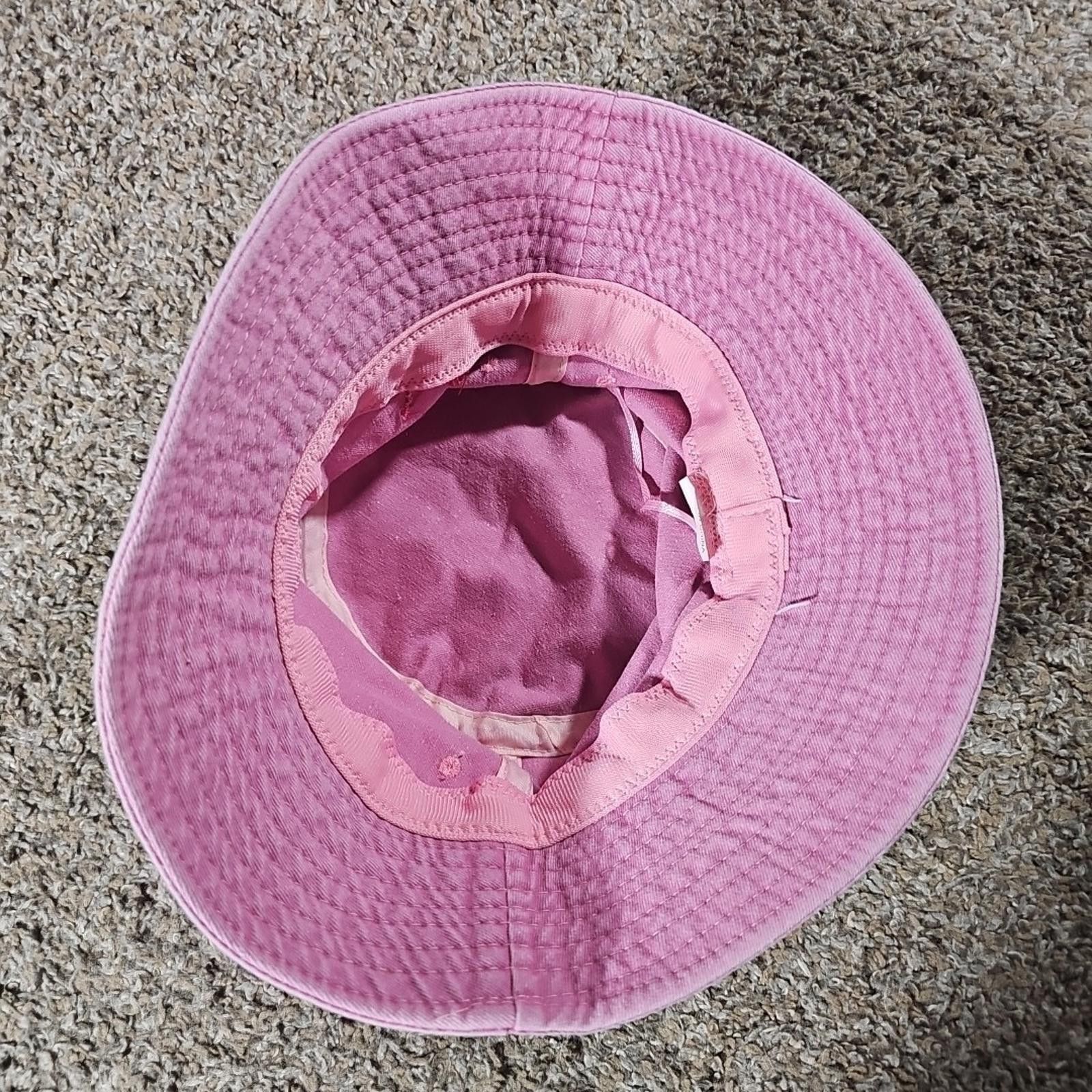 The Unbranded Brand Pink Bucket Hat Size ONE SIZE - 4 Thumbnail