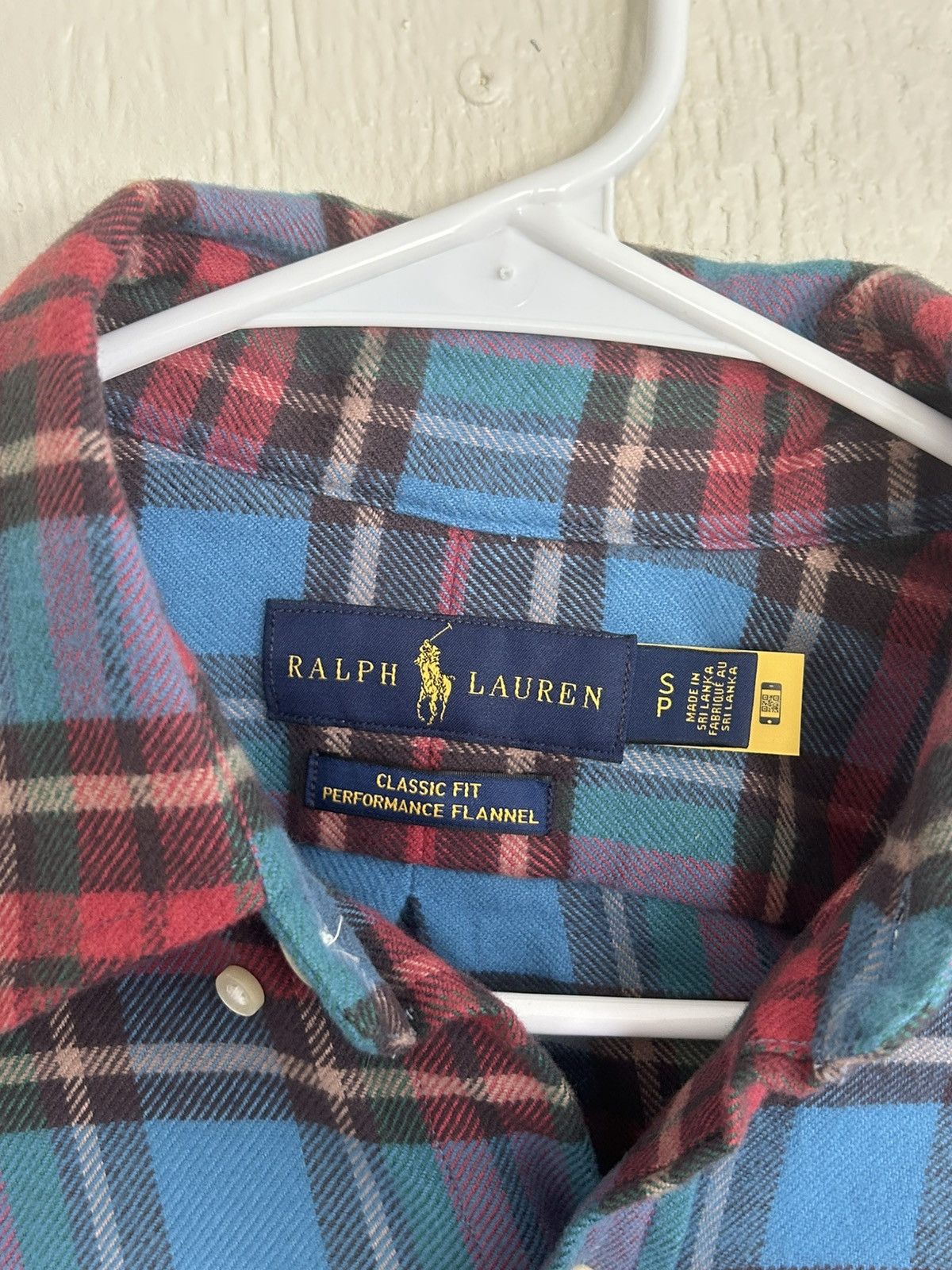 Polo Ralph Lauren Polo Ralph Lauren Red & Blue Flannel Shirt Size US S / EU 44-46 / 1 - 4 Thumbnail