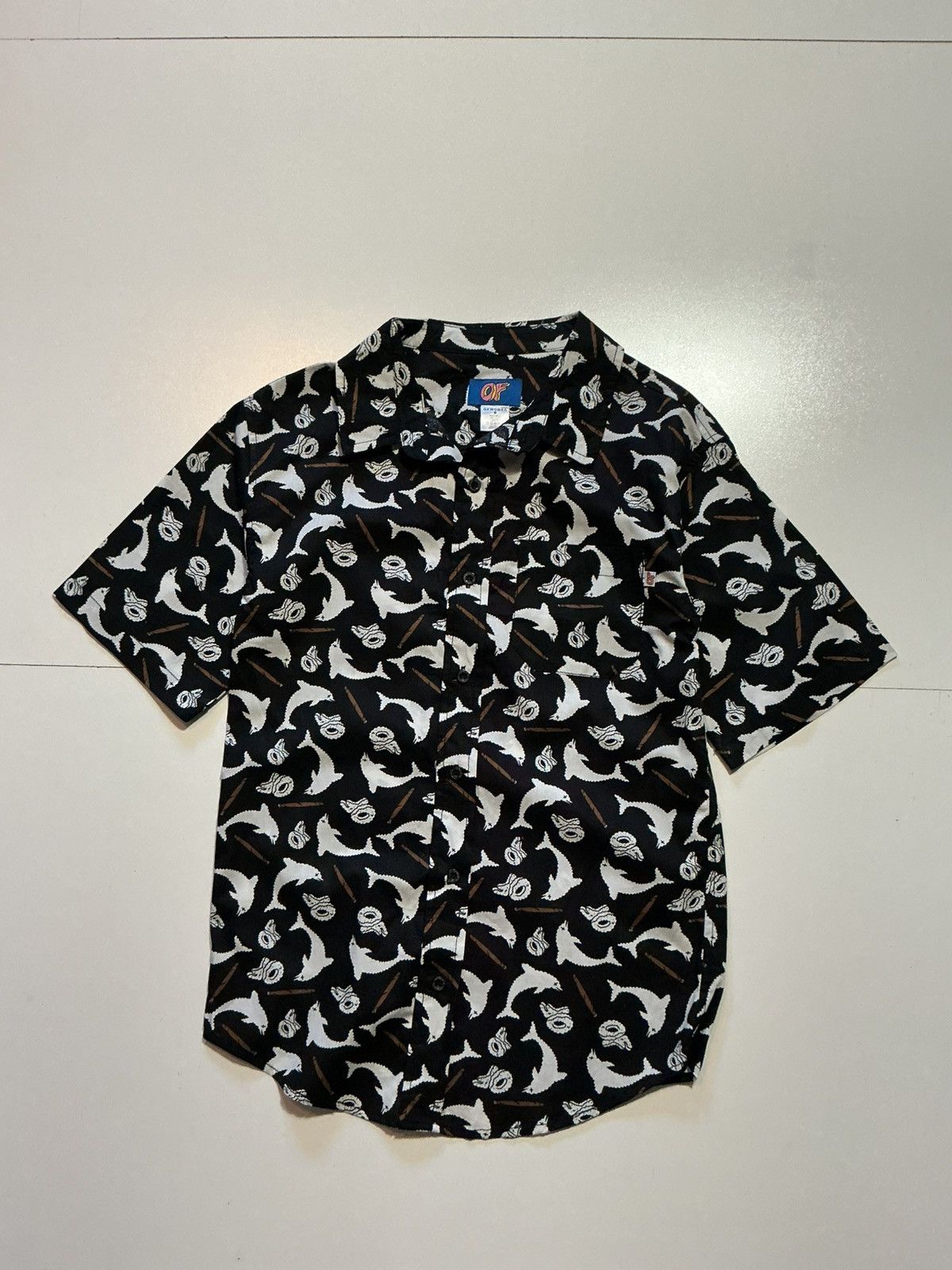 Odd Future Odd Future OFWGKTA OF Jasper Dolphin Joint Button Shirt Size US S / EU 44-46 / 1 - 1 Thumbnail