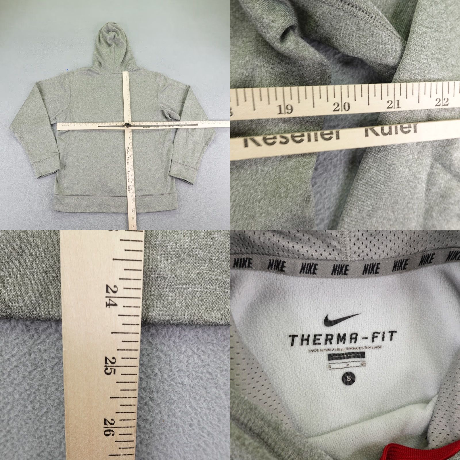 Nike Nike Hoodie Mens Small Gray Therma Fit Pullover Sweatshirt Logo Size US S / EU 44-46 / 1 - 8 Thumbnail