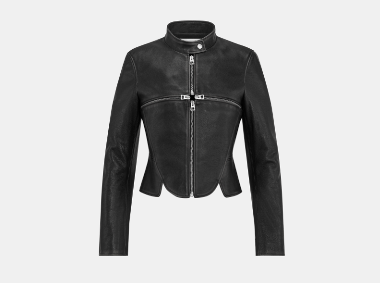 Dior o1w1db10326 515V07 Cropped Fitted Jacket in Black Size XL / US 12-14 / IT 48-50 - 1 Thumbnail