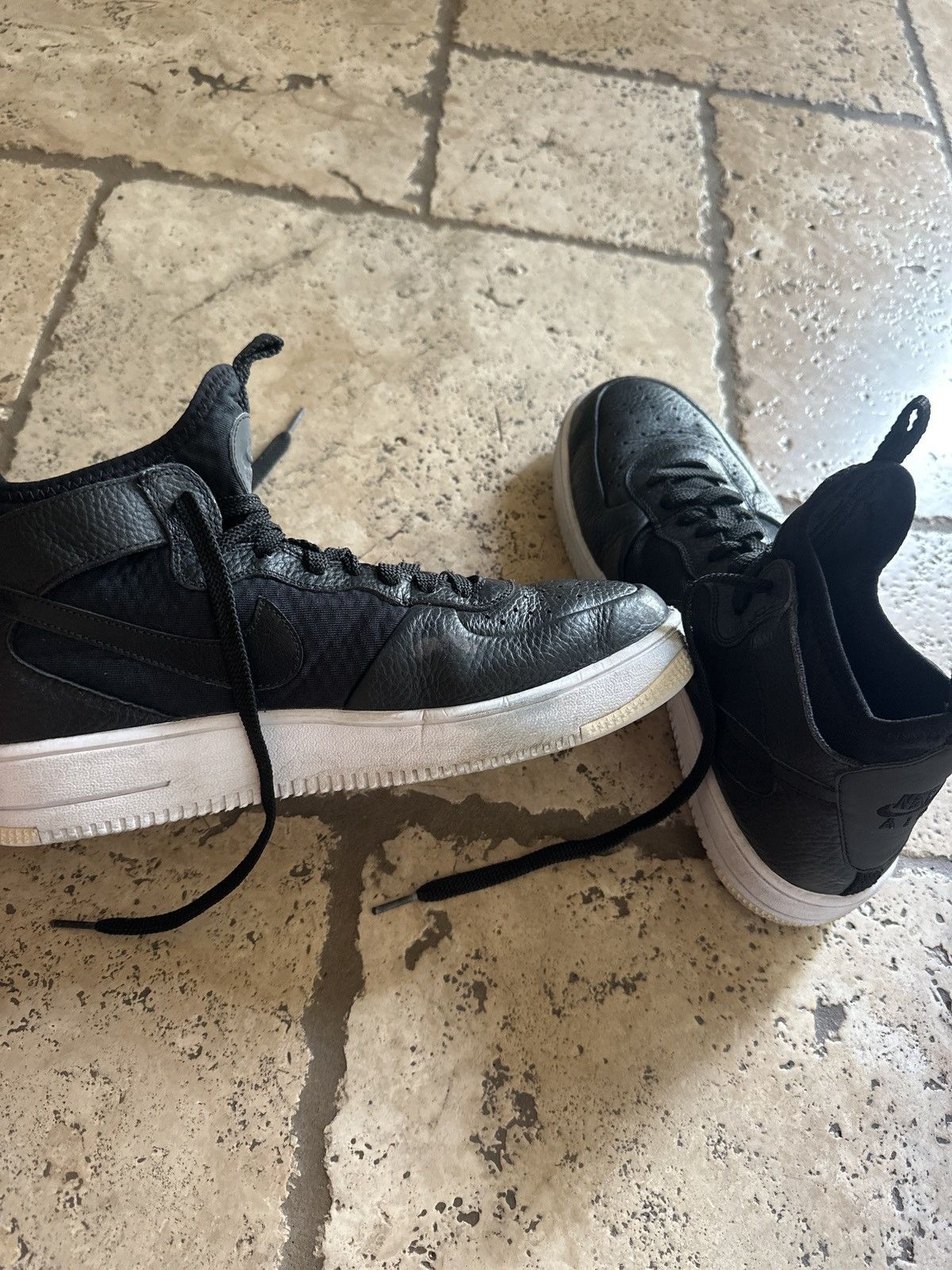 Nike Black Nike Air high top Size US 12 / IT 42 - 3 Thumbnail
