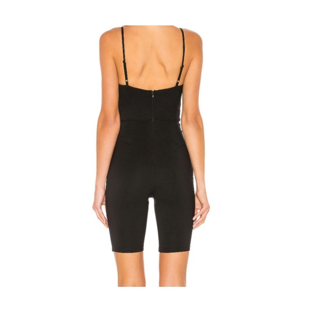 superdown Revolve Superdown Black Biker Romper Size S NWT Size 27" / US 4 / IT 40 - 3 Thumbnail