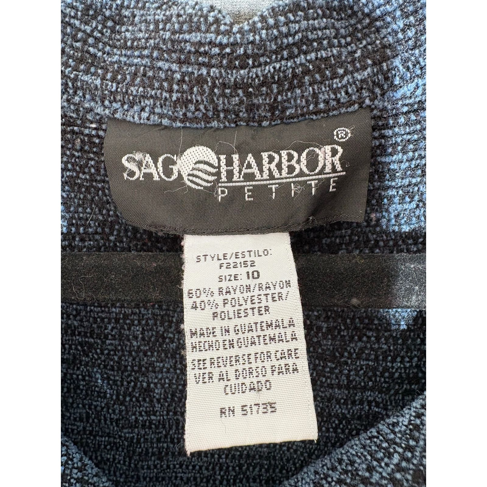 Other Sag Harbor Petite | Peacoat Jacket Style #F22152 | 10 Size L / US 10 / IT 46 - 3 Thumbnail