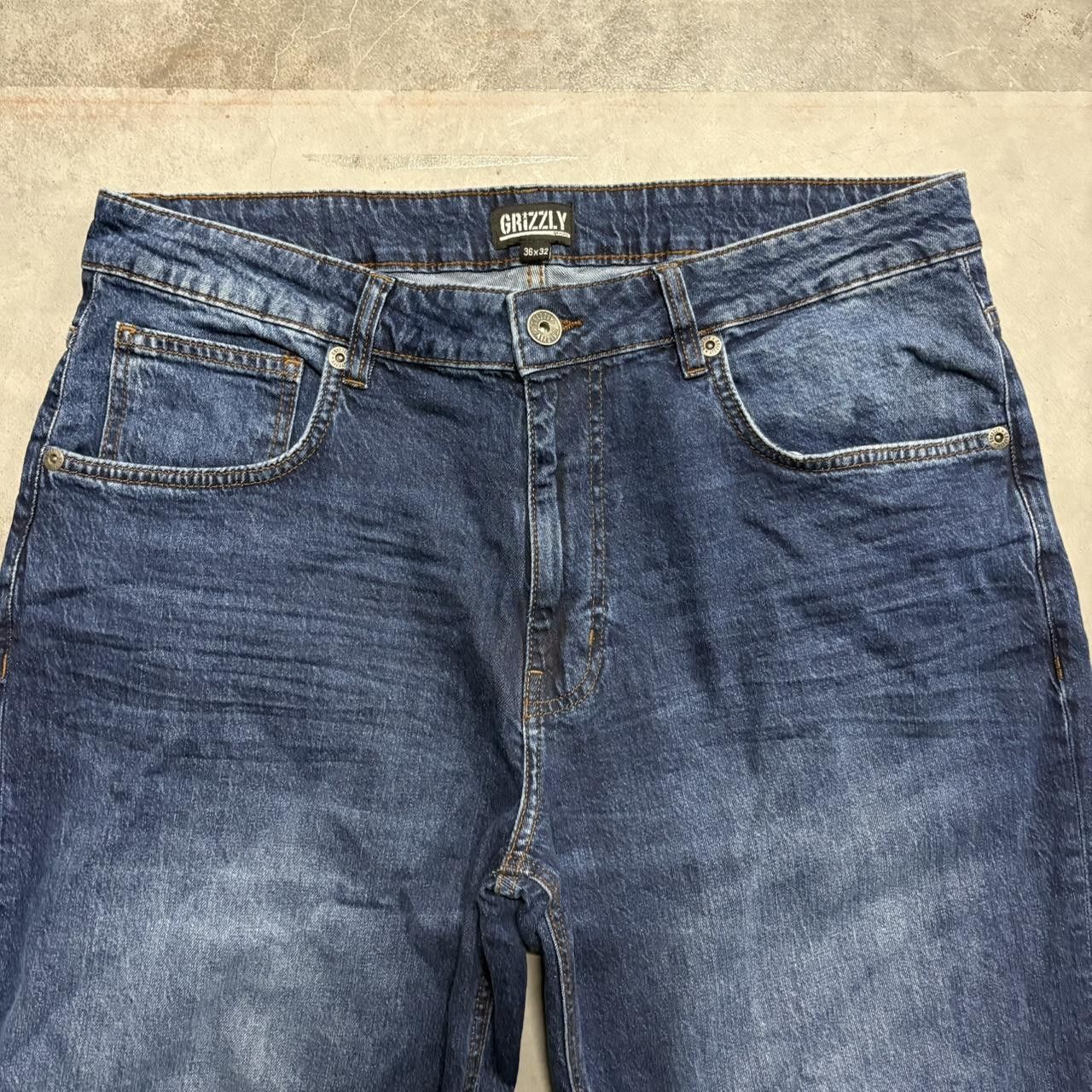 Vintage Crazy Vintage Y2K/2000s Baggy Wideleg Dark Blue Wash Streetwear Denim Jeans! Size US 36 / EU 52 - 4 Thumbnail