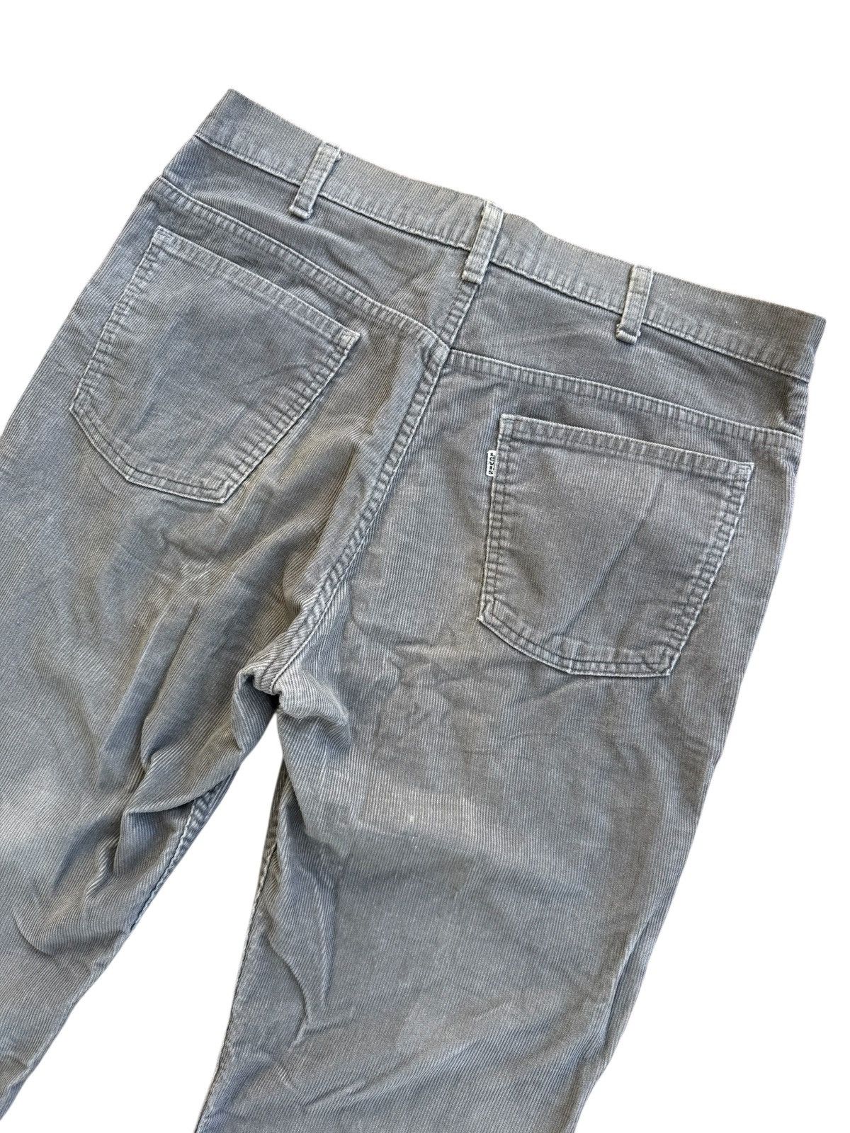 Levi's Vintage 1970s Levis Grey Corduroy Pants Size US 36 / EU 52 - 10 Thumbnail