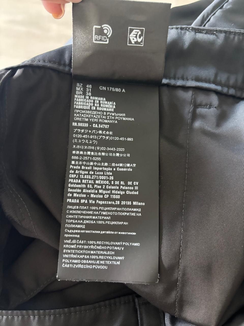 Prada Prada Re-Nylon Cargo Pants Size US 30 / EU 46 - 6 Thumbnail