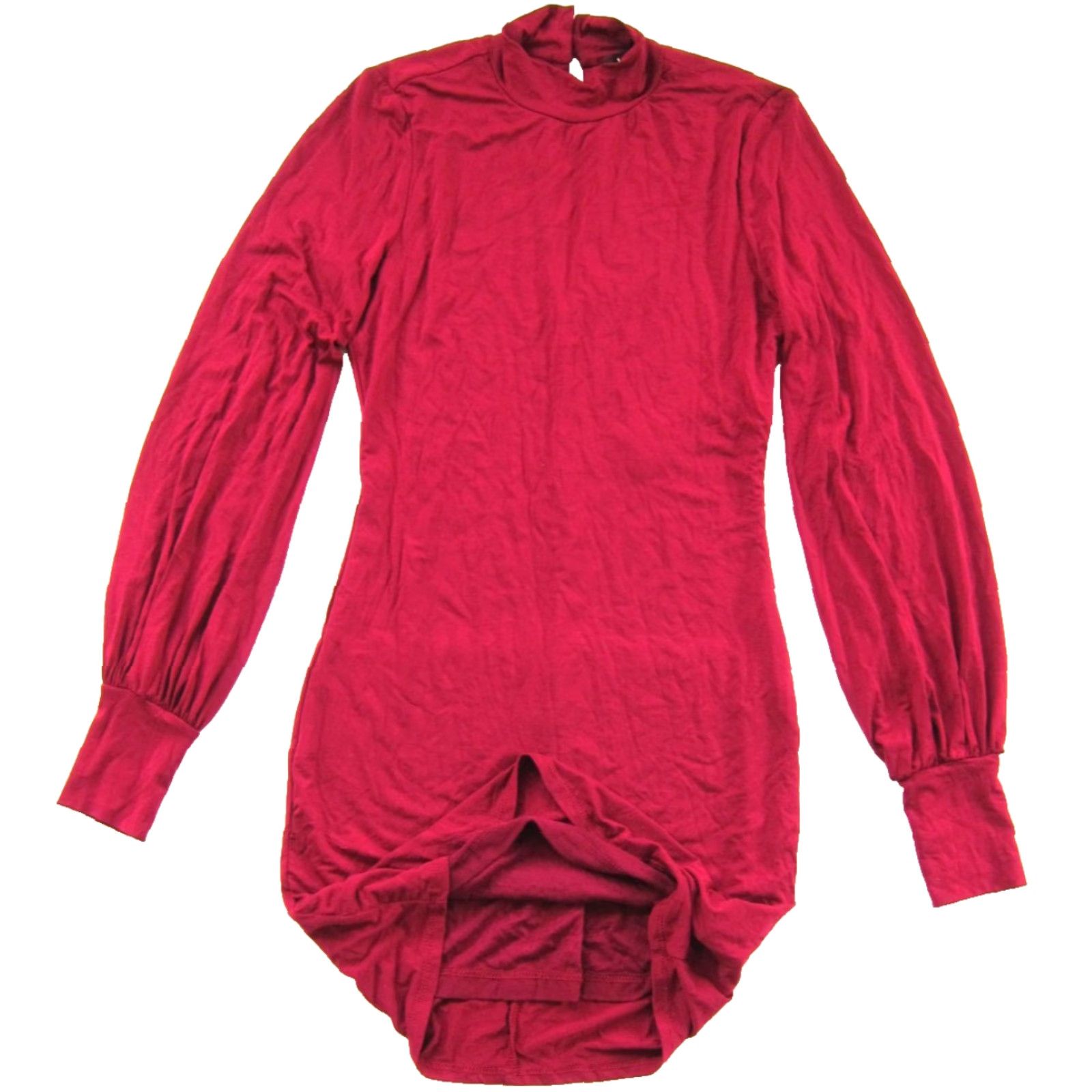 Lulus Lulus NWT Magenta Pink Long Sleeve Mock Neck Dress Small Dress Size S / US 4 / IT 40 - 5 Thumbnail