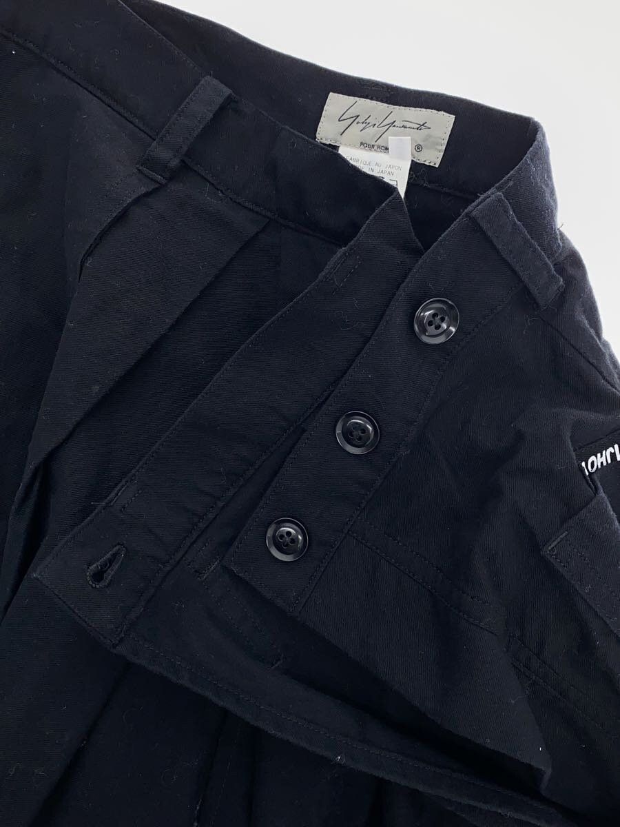 Yohji Yamamoto yohji yamamoto POUR HOMME Cotton/BLK/Solid color Slacks Size US 30 / EU 46 - 3 Thumbnail