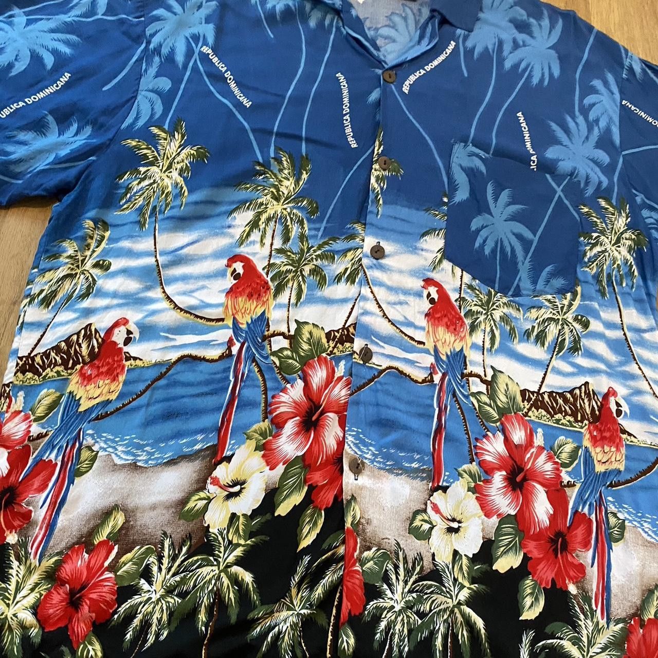Other Blue and red Hawaiian shirt Size US XXL / EU 58 / 5 - 3 Thumbnail