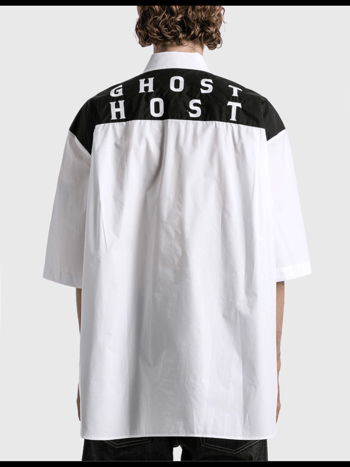 Raf Simons Sz 52 Raf Simons 22AW Ghost Host S/S Shirt Size US L / EU 52-54 / 3 - 7 Thumbnail