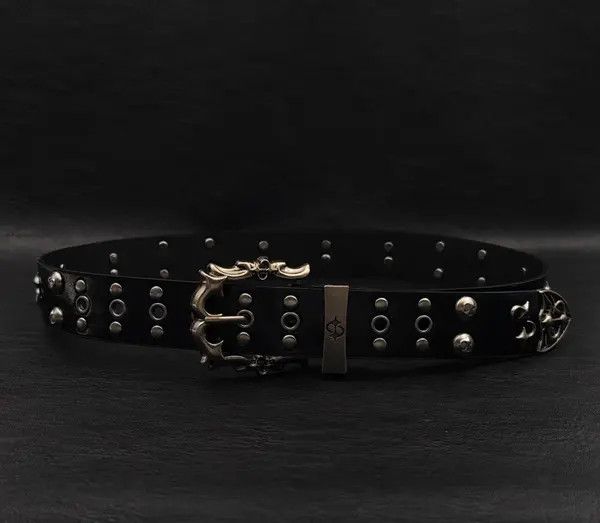Other Studded Belt with Decorative Buckle Size ONE SIZE - 5 Thumbnail