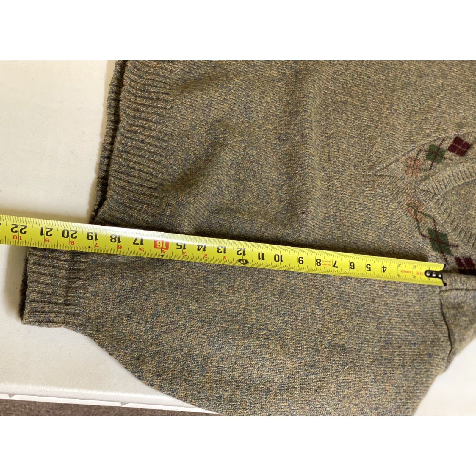 Vintage VINTAGE Royal Scott Cardigan Sweater Men’s 100% Shetland Wool V-Neck Large L Brown Pullover Size US L / EU 52-54 / 3 - 5 Thumbnail