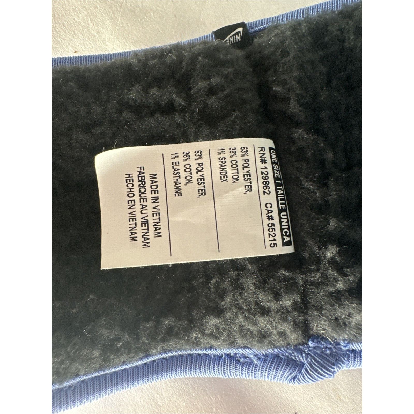 Nike Nike Headband Womens OSFM Club Fleece Blue White Running Size ONE SIZE - 5 Thumbnail