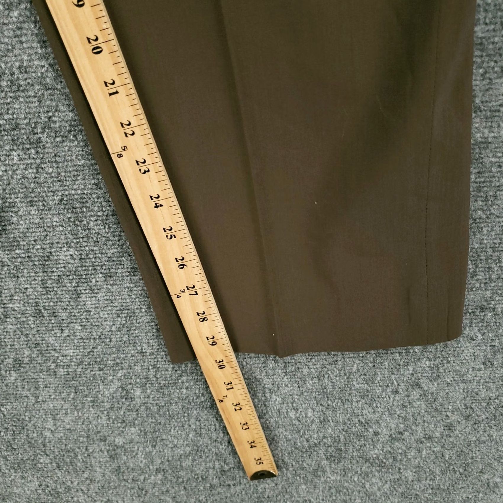 Vintage Zignone Pants Mens 38x30 Gray Chino Pleated Front Straight Leg Wool Trouser Jeans? Size US 38 / EU 54 - 5 Thumbnail