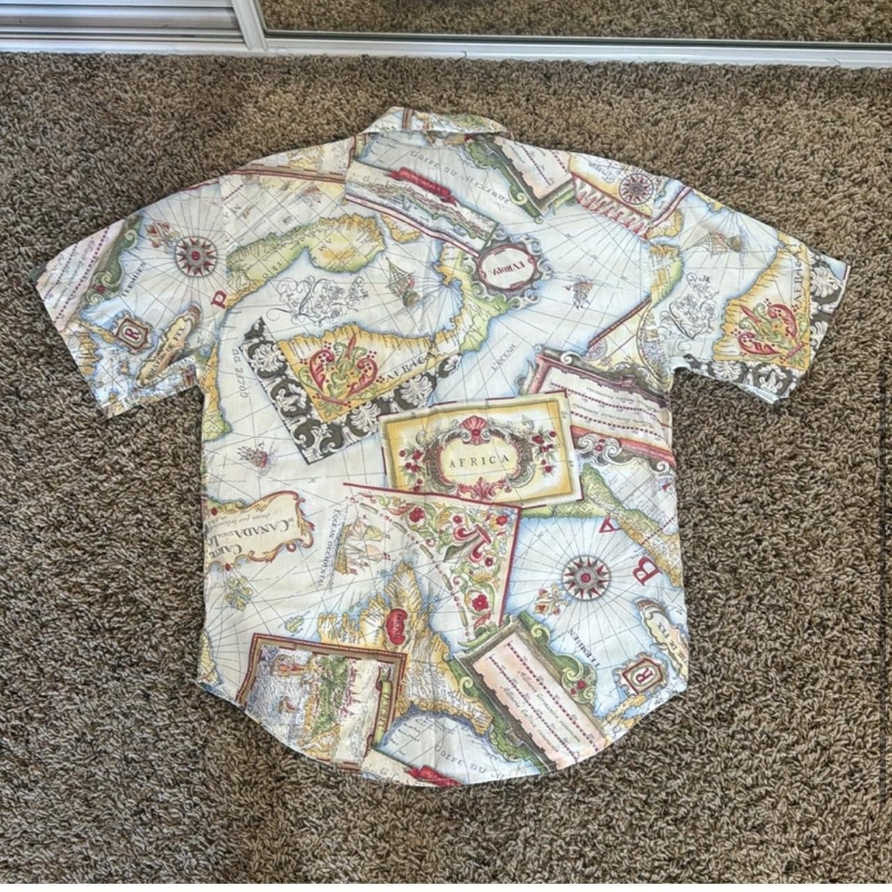 Vintage Vintage World Map Button Down Size S / US 4 / IT 40 - 5 Thumbnail