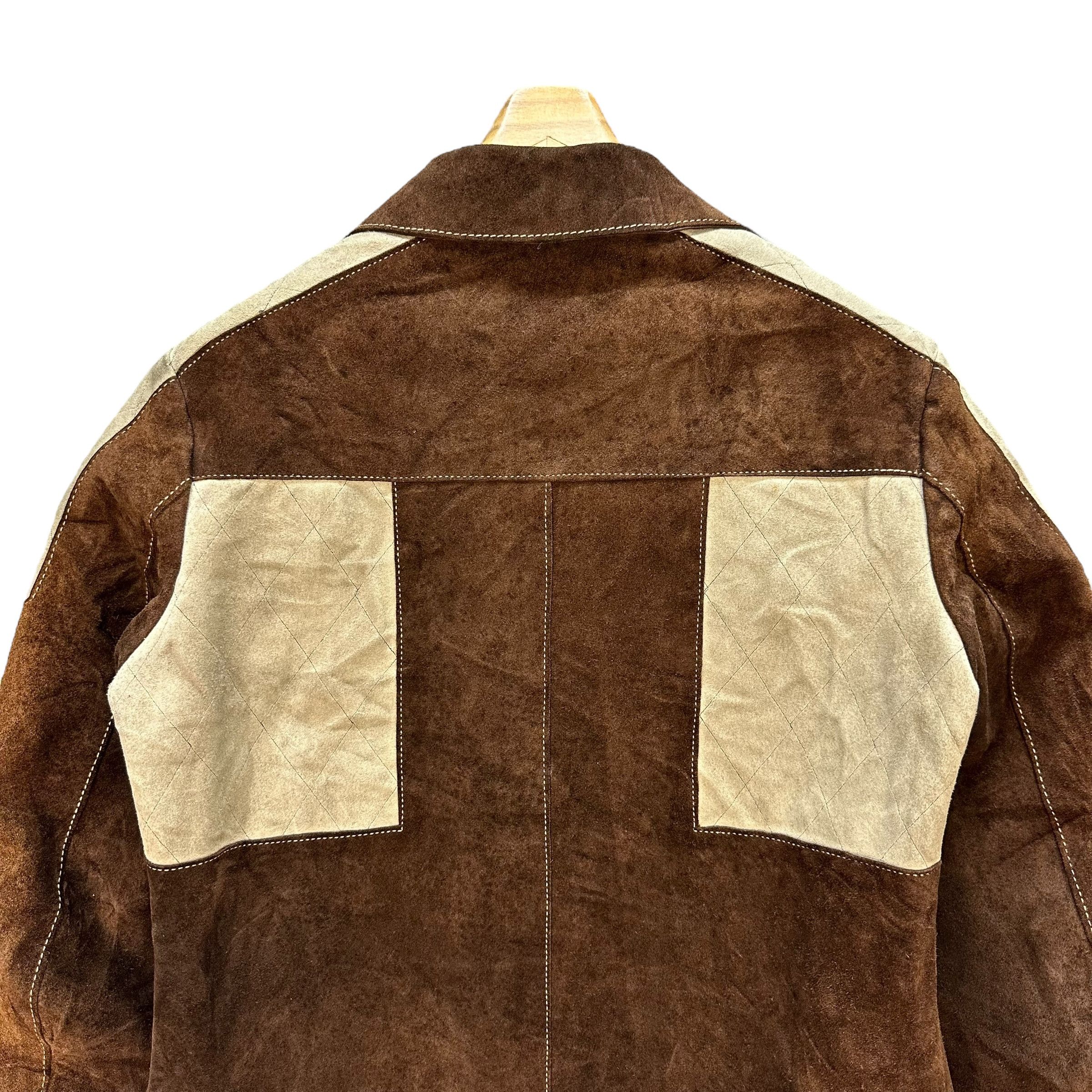 Sears HOUSE OF SEARS Suede Leather Jacket #A47-1089 Size US L / EU 52-54 / 3 - 9 Thumbnail