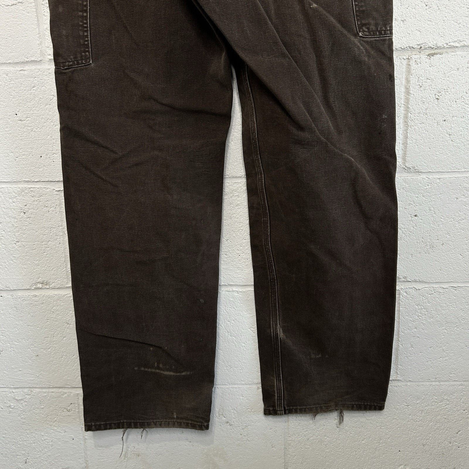 Carhartt Thrashed Carhartt DoubleKnee Pants “Dark Brown” B136 DKB Size US 36 / EU 52 - 7 Thumbnail