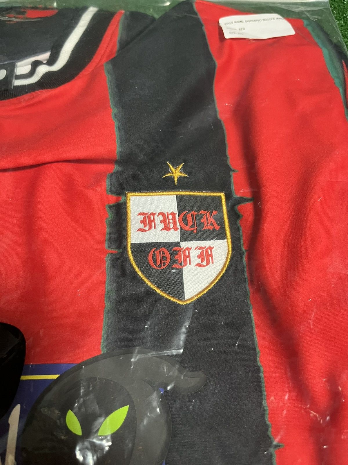 Fuck The Population BLURRED VISION SOCCER JERSEY Size US XXL / EU 58 / 5 - 5 Thumbnail