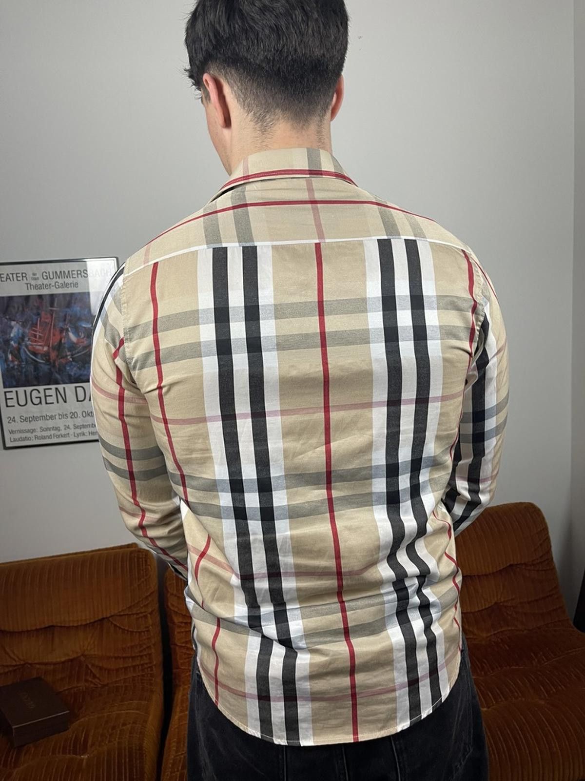 Burberry Burberry - Classic Check Long Sleeve Shirt Medium Size US M / EU 48-50 / 2 - 7 Thumbnail